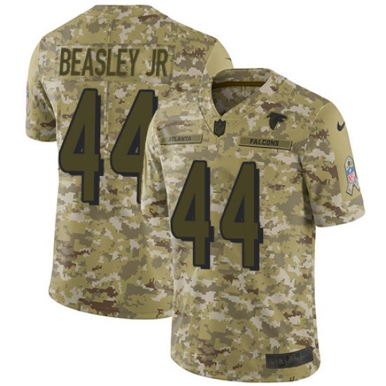 Men's Nike Atlanta Falcons #44 Vic Beasley Limited Camo 2018 Salute to Service NFL Jersey - Ujersey