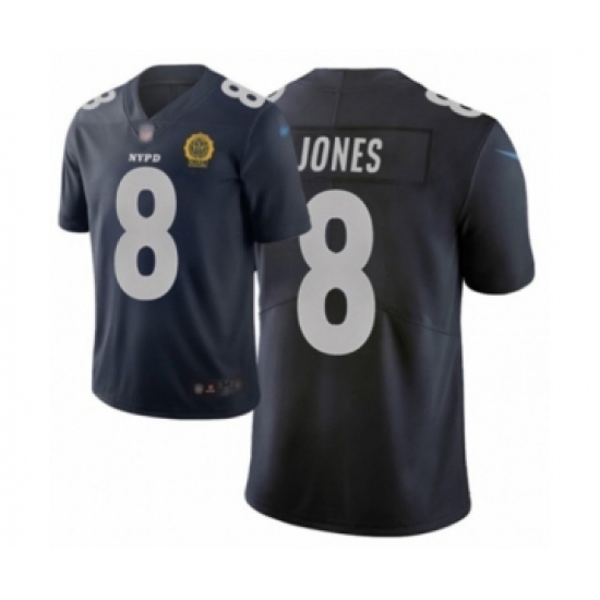 Women's New York Giants #8 Daniel Jones Limited Black City Edition Football Jersey - Ujersey