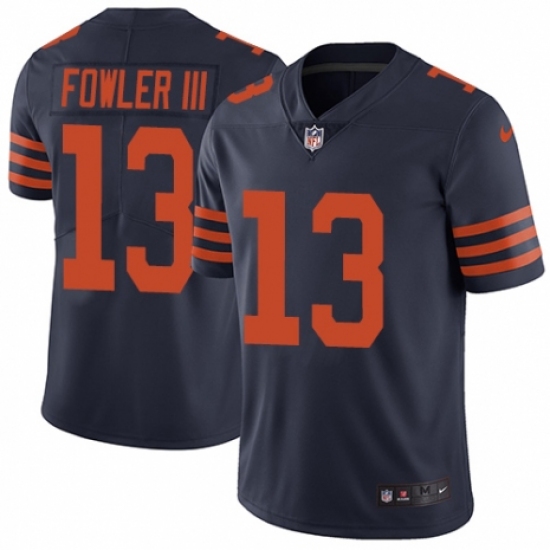 Youth Nike Chicago Bears #13 Bennie Fowler III Navy Blue Alternate Vapor Untouchable Elite Player NFL Jersey - Ujersey