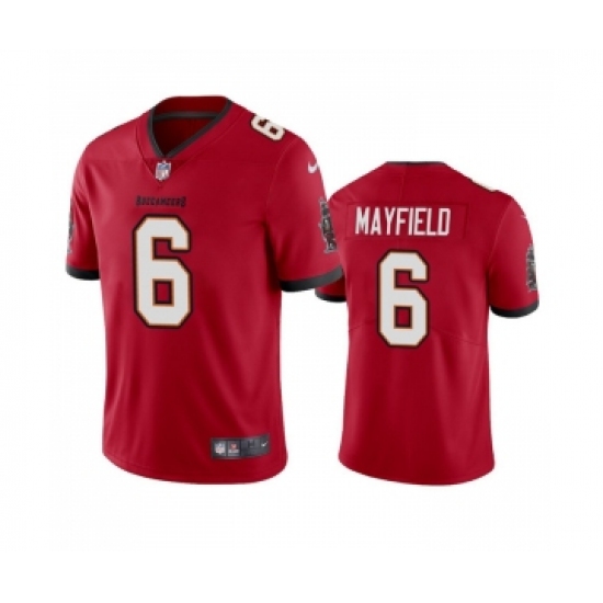 Men's Tampa Bay Buccaneers #6 Baker Mayfield Red Vapor Untouchable Limited Stitched Jersey - Ujersey