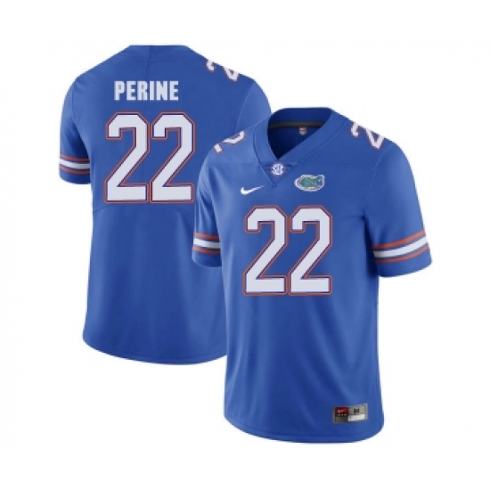 Florida Gators 22 Lamical Perine Blue College Football Jersey - Ujersey