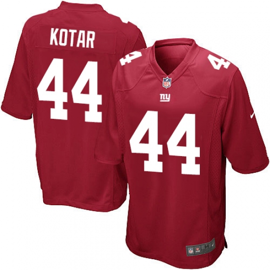 Men's Nike New York Giants #44 Doug Kotar Game Red Alternate NFL Jersey - Ujersey