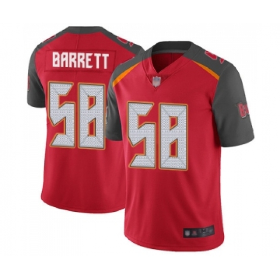 Youth Tampa Bay Buccaneers #58 Shaquil Barrett Red Team Color Vapor Untouchable Limited Player Football Jersey - Ujersey