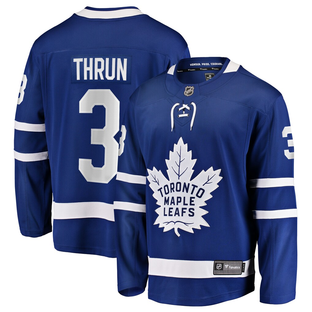 Men's Toronto Maple Leafs Henry Thrun Fanatics Blue Home Breakaway Jersey - Ujersey