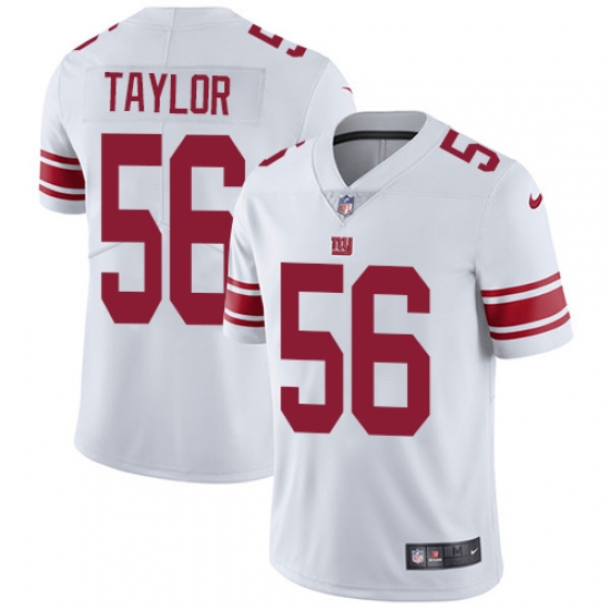 Youth Nike New York Giants #56 Lawrence Taylor Elite White NFL Jersey - Ujersey