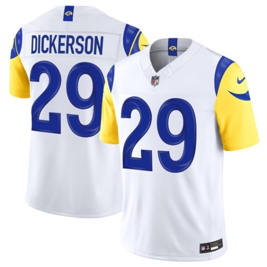 Men's Los Angeles Rams #29 Eric Dickerson White 2026 F.U.S.E. Vapor Limited Football Stitched Jersey - Ujersey