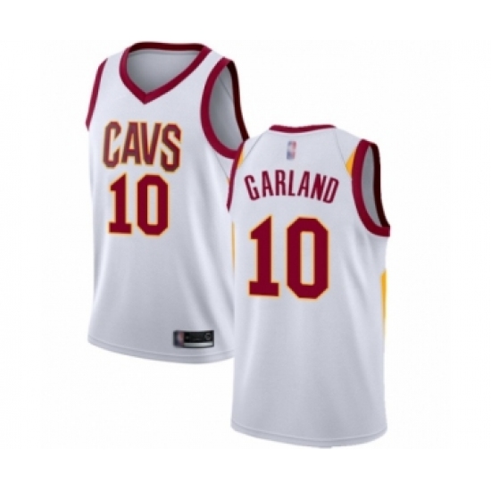 Women's Cleveland Cavaliers #10 Darius Garland Authentic White Basketball Jersey - Association Edition - Ujersey