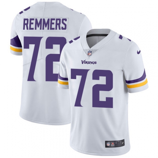 Men's Nike Minnesota Vikings #72 Mike Remmers White Vapor Untouchable Limited Player NFL Jersey - Ujersey