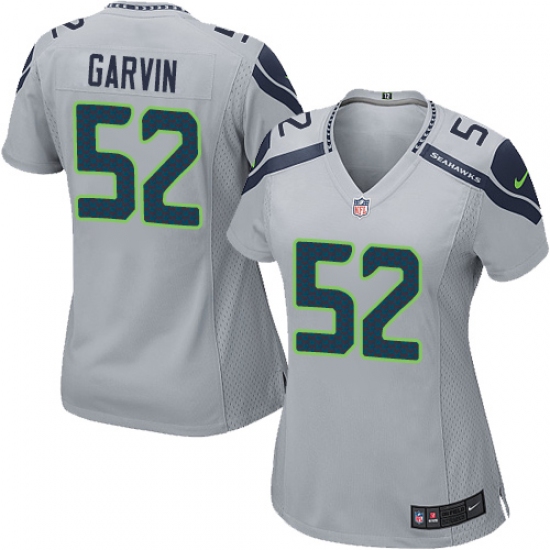 Women's Nike Seattle Seahawks #52 Terence Garvin Game Grey Alternate NFL Jersey - Ujersey