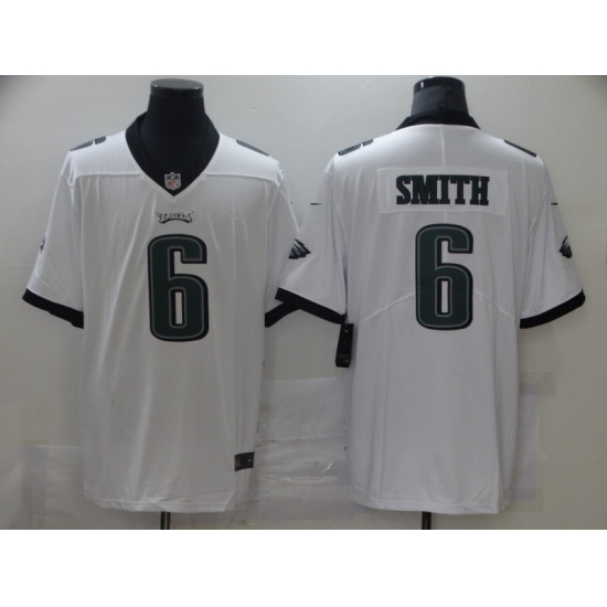 Men's Philadelphia Eagles #6 DeVonta Smith Nike White 2021 Draft First Round Pick Limited Jersey - Ujersey