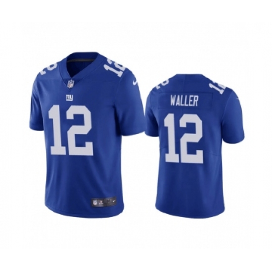 Men's New York Giants #12 Darren Waller Blue Vapor Untouchable Limited Stitched Jersey - Ujersey