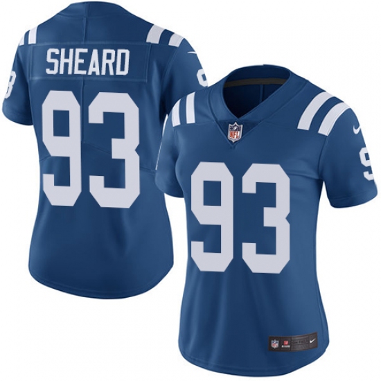 Women's Nike Indianapolis Colts #93 Jabaal Sheard Elite Royal Blue Team Color NFL Jersey - Ujersey