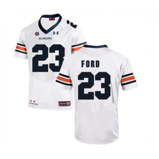 Auburn Tigers 23 Rudy Ford White College Football Jersey - Ujersey