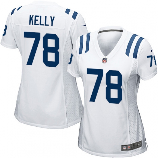 Women's Nike Indianapolis Colts #78 Ryan Kelly Game White NFL Jersey - Ujersey