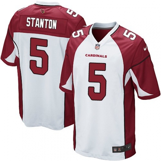 Men's Nike Arizona Cardinals #5 Drew Stanton Game White NFL Jersey - Ujersey