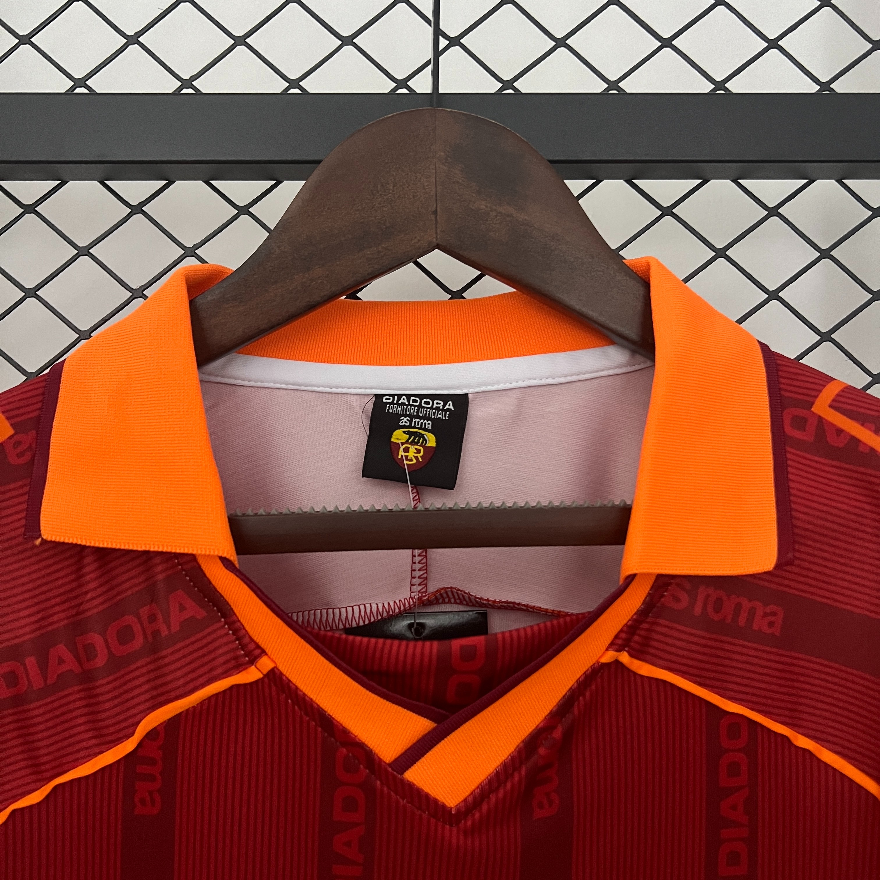 Roma Retro Soccer Jersey Home Custom Shirt 1999/00 - ujerseystore