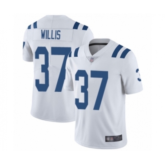Youth Indianapolis Colts #37 Khari Willis White Vapor Untouchable Limited Player Football Jersey - Ujersey