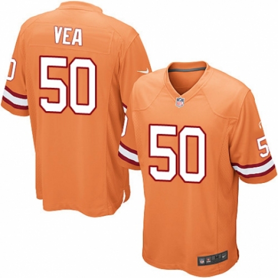 Men's Nike Tampa Bay Buccaneers #50 Vita Vea Limited Orange Glaze Alternate NFL Jersey - Ujersey