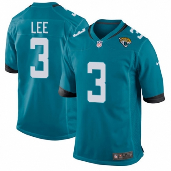 Men's Nike Jacksonville Jaguars #3 Tanner Lee Game Black Alternate NFL Jersey - Ujersey