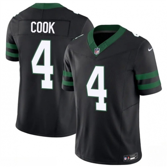 Men's New York Jets #4 Brady Cook Black 2025 F.U.S.E. Vapor Untouchable Limited Football Stitched Jersey - Ujersey