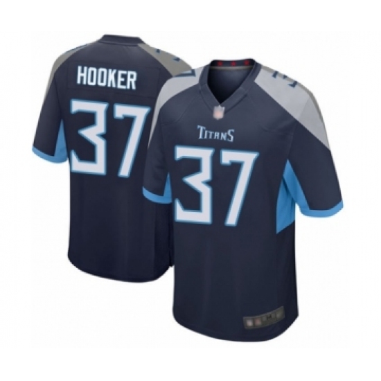 Men's Tennessee Titans #37 Amani Hooker Game Navy Blue Team Color Football Jersey - Ujersey