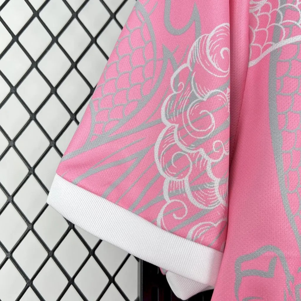 Real Madrid Soccer Jersey Dragon Pink Special Edition Custom Shirt 2025/26 - ujerseystore