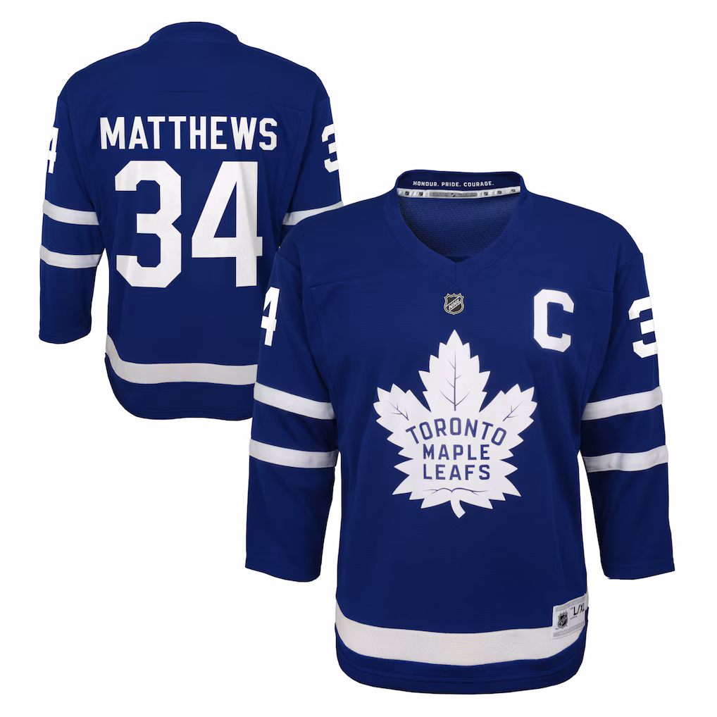 Toddler Toronto Maple Leafs Auston Matthews Royal Replica Player Jersey