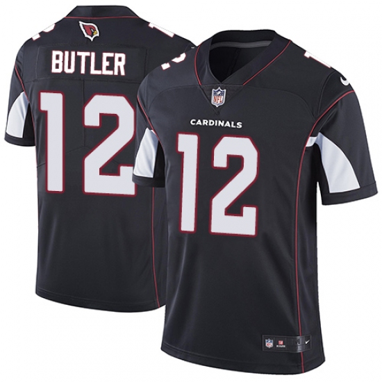 Men's Nike Arizona Cardinals #12 Brice Butler Black Alternate Vapor Untouchable Limited Player NFL Jersey - Ujersey