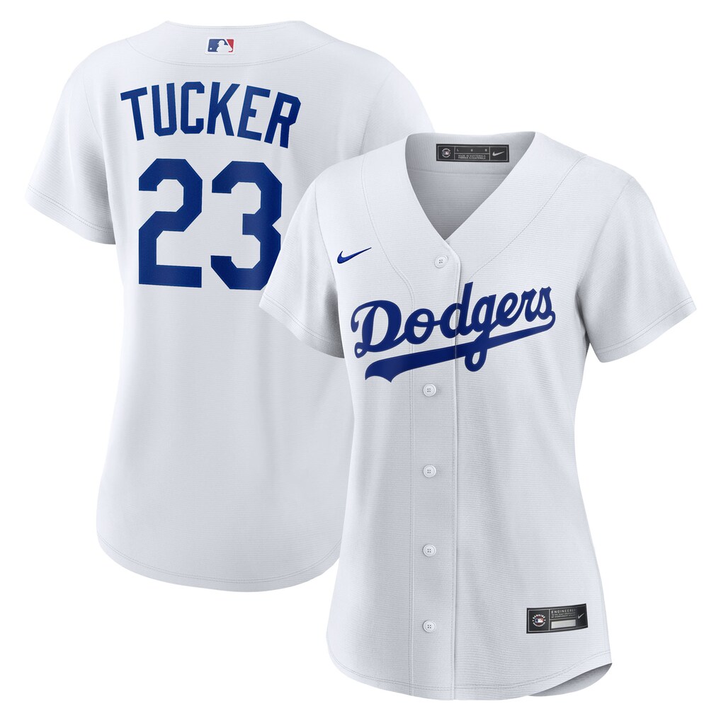 Women's Los Angeles Dodgers Kyle Tucker Nike White Home Replica Jersey - Ujersey
