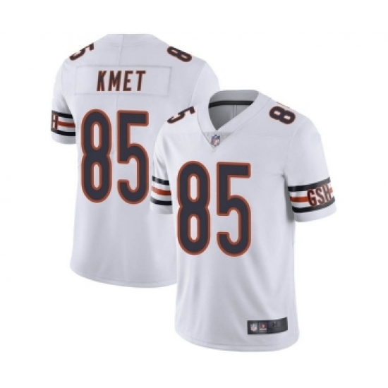 Men's Chicago Bears #85 Cole Kmet White Vapor untouchable Limited Stitched NFL Jersey - Ujersey
