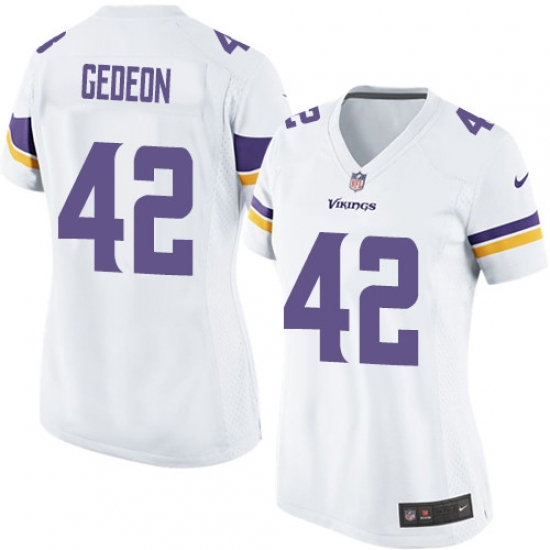 Women's Nike Minnesota Vikings #42 Ben Gedeon Game White NFL Jersey - Ujersey