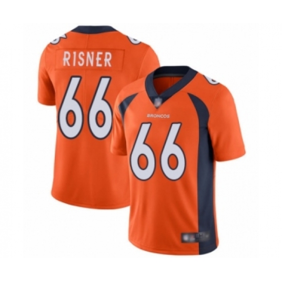 Men's Denver Broncos #66 Dalton Risner Orange Team Color Vapor Untouchable Limited Player Football Jersey - Ujersey