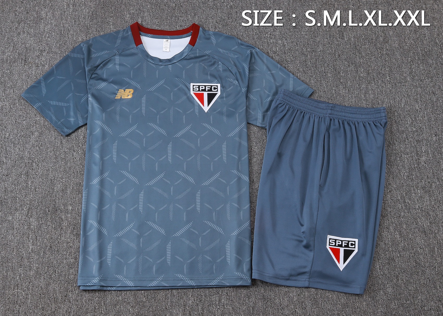 Sao Paulo FC Training Jersey Kit Gray 2025 - U-jersey