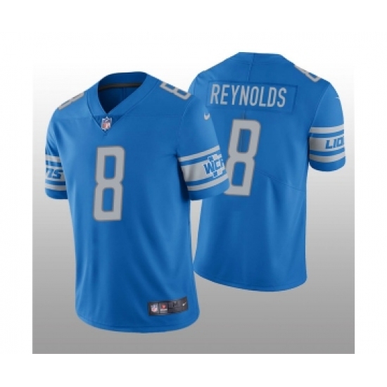 Men's Detroit Lions #8 Josh Reynolds Blue Vapor Untouchable Limited Stitched Jersey - Ujersey