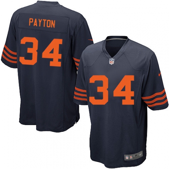 Youth Nike Chicago Bears #34 Walter Payton Navy Blue Alternate Vapor Untouchable Limited Player NFL Jersey - Ujersey