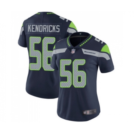 Women's Seattle Seahawks #56 Mychal Kendricks Navy Blue Team Color Vapor Untouchable Limited Player Football Jersey - Ujersey