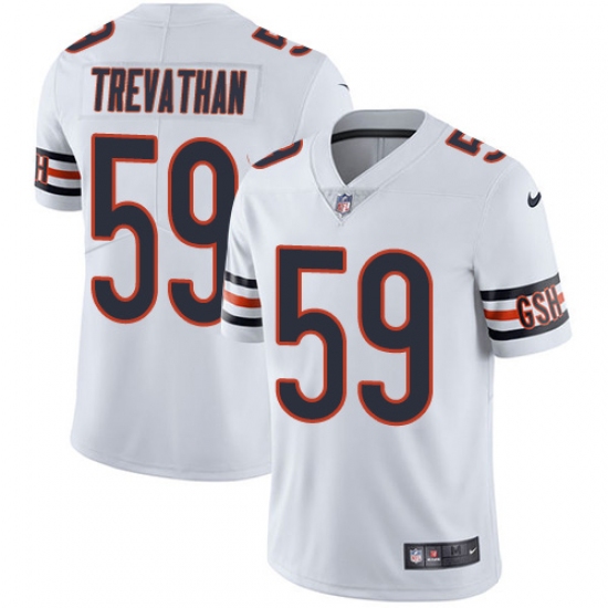 Men's Nike Chicago Bears #59 Danny Trevathan White Vapor Untouchable Limited Player NFL Jersey - Ujersey