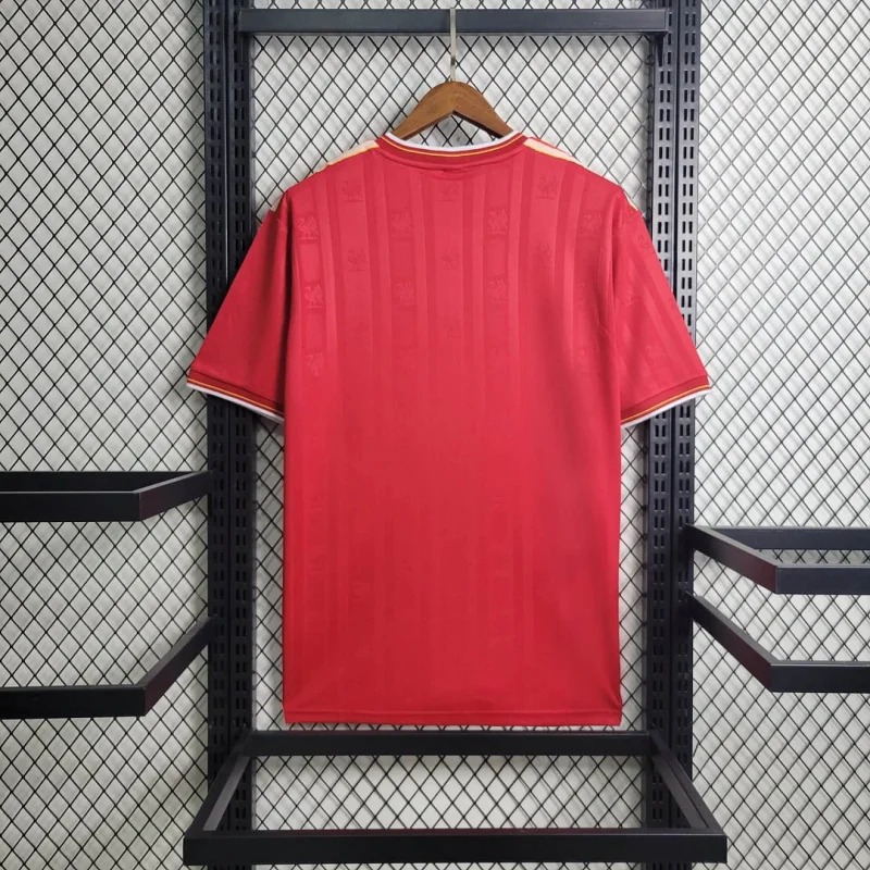 Liverpool Retro Football Jersey Home Custom Shirt 1985-86
