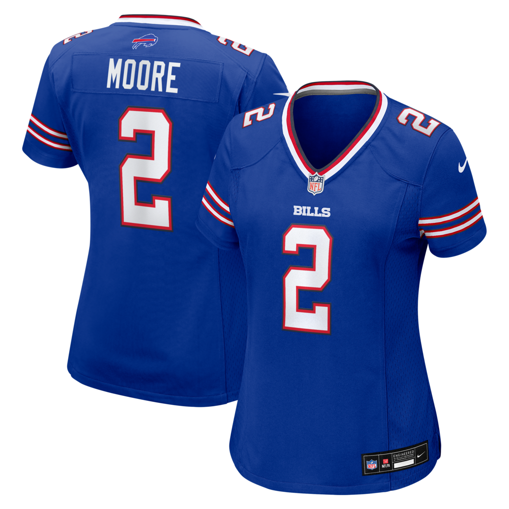 Women's Buffalo Bills D.J. Moore Nike Royal Game Jersey - Ujersey