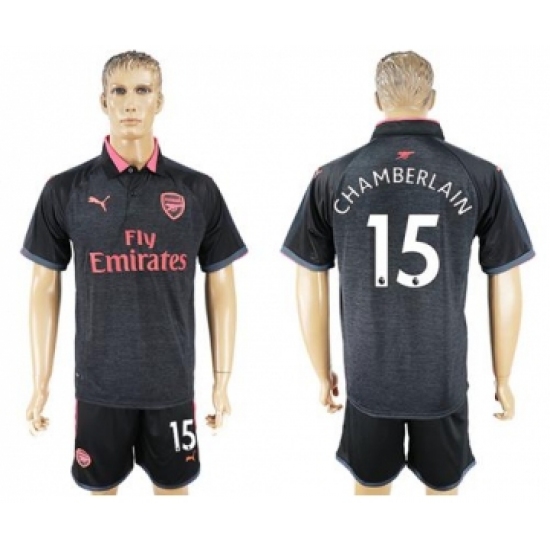 Arsenal #15 Chamberlain Sec Away Soccer Club Jersey