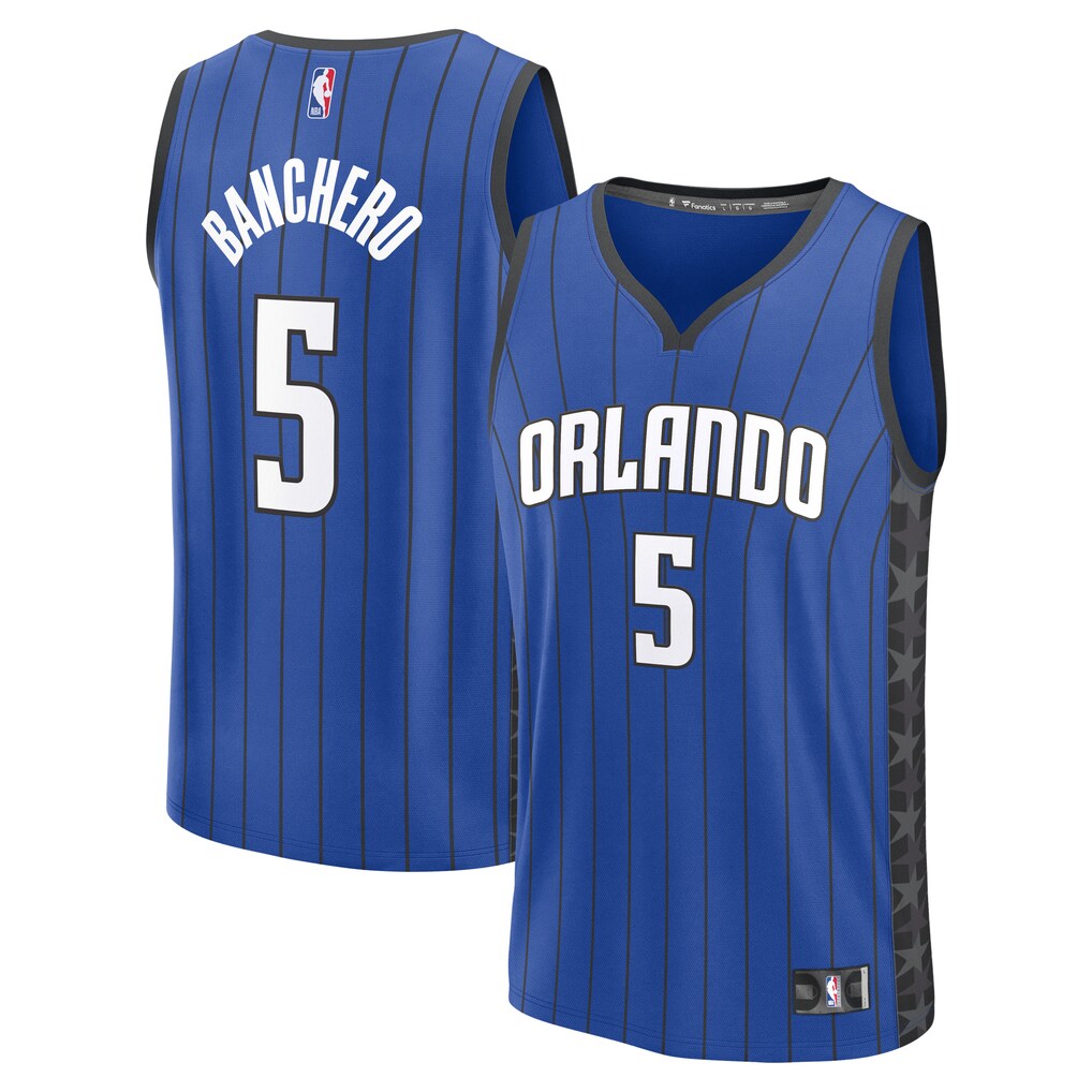 Youth Orlando Magic Paolo Banchero Fanatics Blue Fast Break Replica Player Jersey - Statement Edition - Ujersey NFL Shop