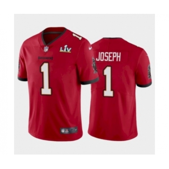 Women's Tampa Bay Buccaneers #1 Greg Joseph Red Super Bowl LV Jersey - Ujersey