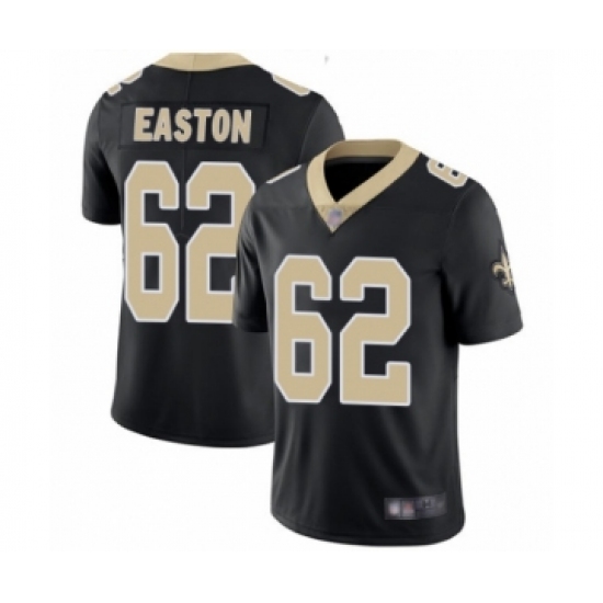 Men's New Orleans Saints #62 Nick Easton Black Team Color Vapor Untouchable Limited Player Football Jersey - Ujersey