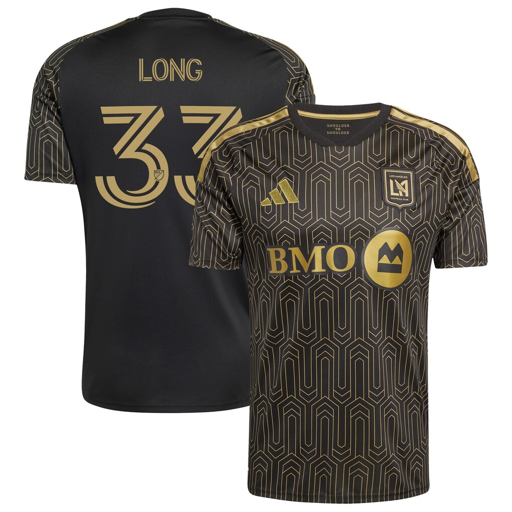 Men's LAFC Aaron Long adidas Black 2026 Primary Kit Replica Jersey - Ujersey