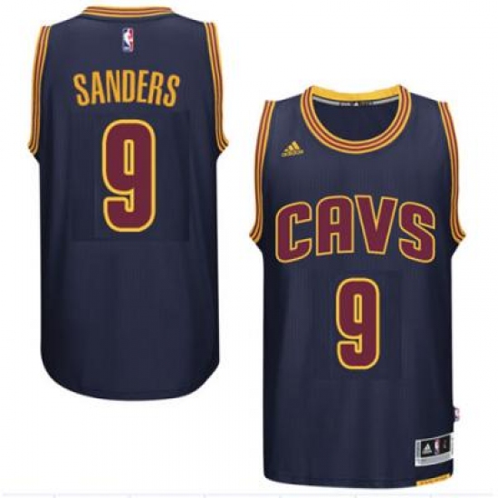 Men's Cleveland Cavaliers #9 Larry Sanders adidas Navy Player Swingman CavFanatic Jersey - Ujersey