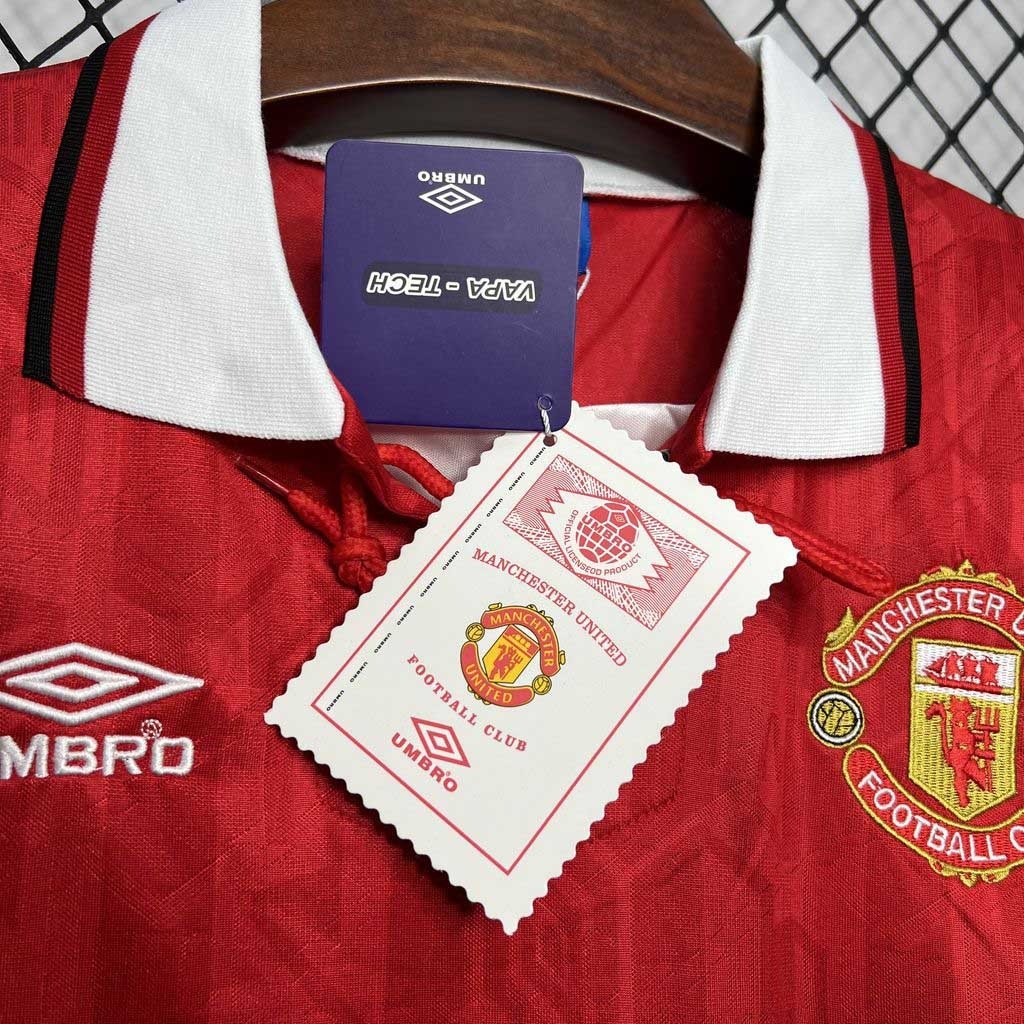 Manchester United Retro Home Football Jersey Shirt 1992/94 - Ujersey NHL