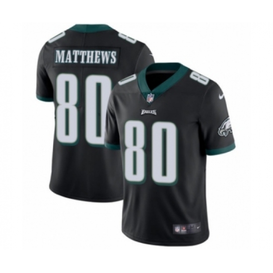 Youth Nike Philadelphia Eagles #80 Jordan Matthews Black Alternate Vapor Untouchable Limited Player NFL Jersey - Ujersey