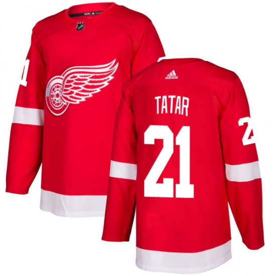 Youth Adidas Detroit Red Wings #21 Tomas Tatar Authentic Red Home NHL Jersey - Ujersey