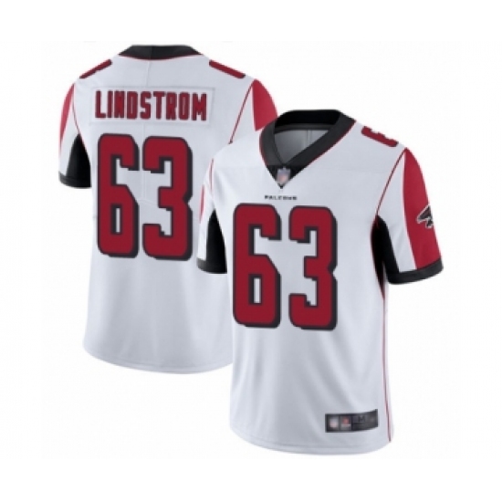 Youth Atlanta Falcons #63 Chris Lindstrom White Vapor Untouchable Limited Player Football Jersey - Ujersey