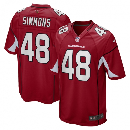 Youth Arizona Cardinals #48 Isaiah Simmons Nike Cardinal Game Jersey - Ujersey